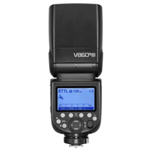 Godox v860-N salamavalo Nikonille.